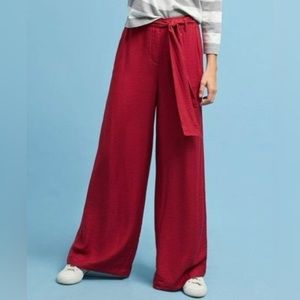 Anthropologie *Maeve* Ultra Wide Leg Trousers Size 12